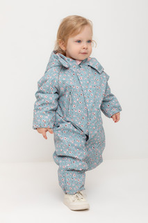 Комбинезон детский CROCKID 1G OVL 001 1_d, пыльно-голубой, полевые цветы, 86