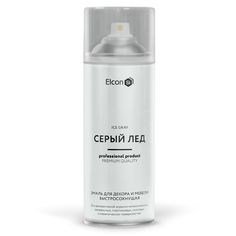 Elcon Быстросохнущая краска для предметов декора, серый лёд, аэрозоль 520 мл 00-00462263