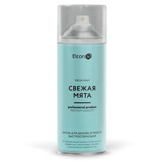 Быстросохнущая краска для предметов декора Elcon свежая мята, аэрозоль, 520 мл 00-00462262