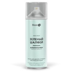 Elcon Быстросохнущая краска для предметов декора,зелёный шалфей , аэрозоль 520 мл 00-00462