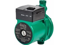 Насос Oasis CNP-15/9 Р0000005154 повышающий давление hнап-9м Q-1,8м3/ч, 120Вт. G-1/2"НР