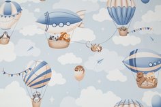 Обои детские виниловые на флизелине KOF Brands Веселое путешествие 16. 1,06*10,05м