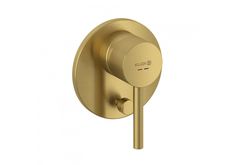 Встраиваемый смеситель для душа Kludi BOZZ 38716N076M брашированное золото