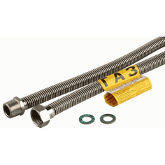 Сильфонная подводка газа Kensudo 1/2", 250 см, в/н 26729