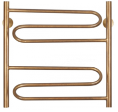 Полотенцесушитель латунный Secado Валенсия 50х60, электрический L, бронза