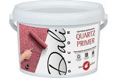 Грунтовка дали-decor quartz primer адгезионная 3,5кг белая Dali