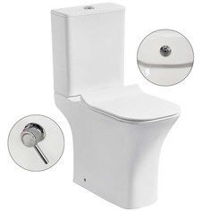 Унитаз Cerutti Vettore 1215SMBD безободковый с функцией биде и смесителем