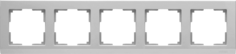 Рамка для выключателя Werkel WL04-Frame-05 a031806 серебряный