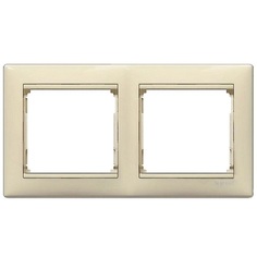 Рамка Legrand Valena Classic IP20 2 поста горизонтальный монтаж 10шт 774352.10