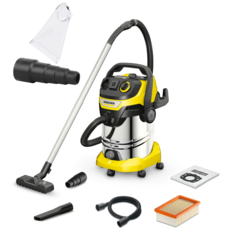 Пылесос KARCHER WD 6 P S V-30/6/22/T+узкая насадка для химчистки, переходник 5 ст