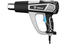 Фен строительный DEKO HG2500 PRO, 2500 Вт, с LCD дисплеем