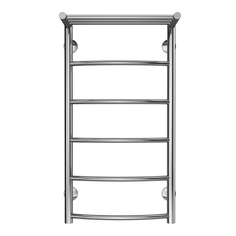 Полотенцесушитель Azario AZ04148P VERONA 400x800 c полкой водяной 5 перекл. 1"-1/2"