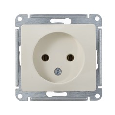 Розетка Schneider Electric Глосса без заземления без рамки бежевая