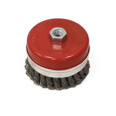 Щетка-насадка DORN для УШМ крученая чашечная М14х100 мм