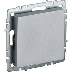 Заглушка с суппортом IEK Brite мз10-бра алюминий BR-PL10-K47