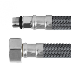 Подводка для смесителя Tucai 1/2" ВР-10 мм 40 см короткий наконечник