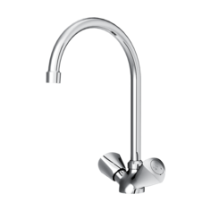 Смеситель для кухни Damixa Venus DX3S40000000, поворотный излив 200мм, хром