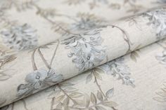 Обои винил на флизелине Kerama Marazzi Эдем, мотив серый, рисунок Флора