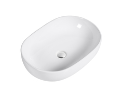 Раковина на столешницу без отверст. под смеситель, beWash BK6040CT040, белый глянец, 600мм