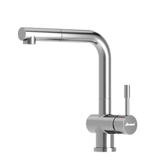 Смеситель для кухни Seaman Eco Venice SSN-0912P-SS нержавеющая сталь, матовый, выдвижной и
