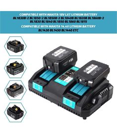 DC18RC - Зарядное устройство 14.4v-18v. Подходит для зарядки литиевых аккумуляторов Makita Trade Sense