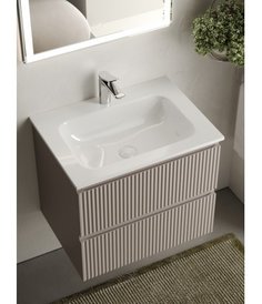 Тумба с раковиной Sancos Snob R 60 см Doha Soft SNR60SM + CN7011