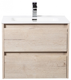 Тумба с раковиной BelBagno Kraft 60-BB600ETL Rovere Galifax Bianco