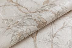 Обои винил на флизелине Kerama Marazzi Оранжерея, мотив бежевый, рисунок Флора