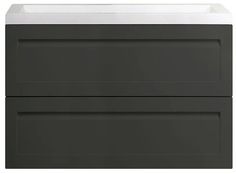 Тумба для комплекта Art&Max Platino 90, подвесная, черная матовая