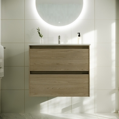 Тумба с раковиной Sancos Cento 60 карпатская ель, CN60KE+ CN7001