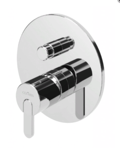 Смеситель встраиваемый для душа Cezares Leaf Хром LEAF-VDIM-01