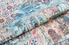 Обои винил на флизелине Kerama Marazzi Впечатление, мотив цветной, рисунок Арт