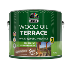 Деревозащитное масло Dufa/Дюфа Wood OIL Terraсe лиственница 9л
