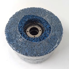 Зачистной круг 125 мм под УШМ (коралл), набор 5 шт, синий, 020424002 No Brand