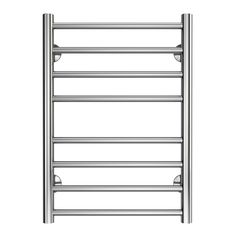 Полотенцесушитель Azario AZ10146S PARMA 400x600 водяной 8 перекл. 1"-1/2" полированный