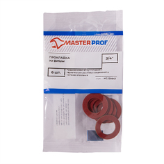 Прокладка из фибры MASTERPROF 3/4" 6 шт