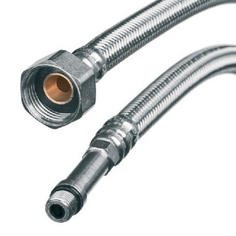 Подводка гибкая для смесителя с длинным наконечником 1/2"ВР-10 мм шланг PEX 50 см Albatro Building Materials
