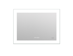 Зеркало LED 060 design pro 80x60 с подсветкой,часами,антизапотеванием KN-LU-LED060*80-p-Os Cersanit