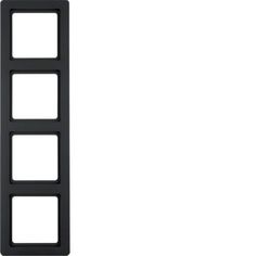 Рамка Berker 10146086 четырехместная Q.1