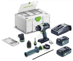 Аккумуляторная ударная дрель-шуруповерт Festool QUADRIVE TPC 18/4 5,0/4,0 I-Set 577621