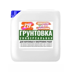 Грунтовка Z19 УНИВЕРСАЛЬНАЯ КОНЦЕНТРАТ 3.0 кг для наружных и внутренних работ