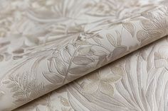 Обои винил на флизелине Kerama Marazzi Джангл, мотив бежевый темный, рисунок Флора