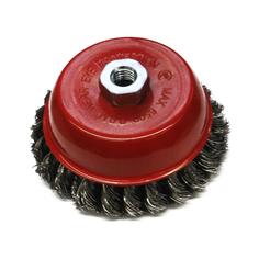 Щетка-насадка DORN для УШМ крученая чашечная М14х125 мм