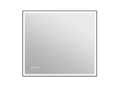 Зеркало LED 011 design 80x70 с подсветкой, часы, KN-LU-LED011*80-d-Os KN-LU-LED011*80-p-Os Cersanit