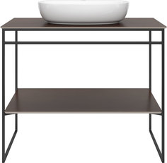 Консоль под раковину 100 см Kerama Marazzi Plaza Next чёрный матовый