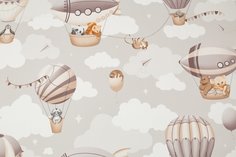Обои детские виниловые на флизелине KOF Brands Веселое путешествие 21. 1,06*10,05 м
