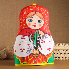 Грелка на чайник «Матрёшка», с платочком Sima-Land