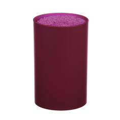 Подставка для ножей SATOSHI, с полипропиленовыми разделителями 9x9x14 см, круглая