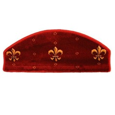 Коврик Вегас 65 х 28 см красный No Brand