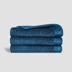 Набор салфеток для ванной Togas Пуатье 30 х 30 см махровые темно-синие